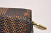 Authentic Louis Vuitton Damier Pochette Porte Monnaie Credit N61724 Wallet 7195J