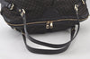 Authentic GUCCI Diamante Shoulder Hand Bag Canvas Leather 269929 Black 7198K