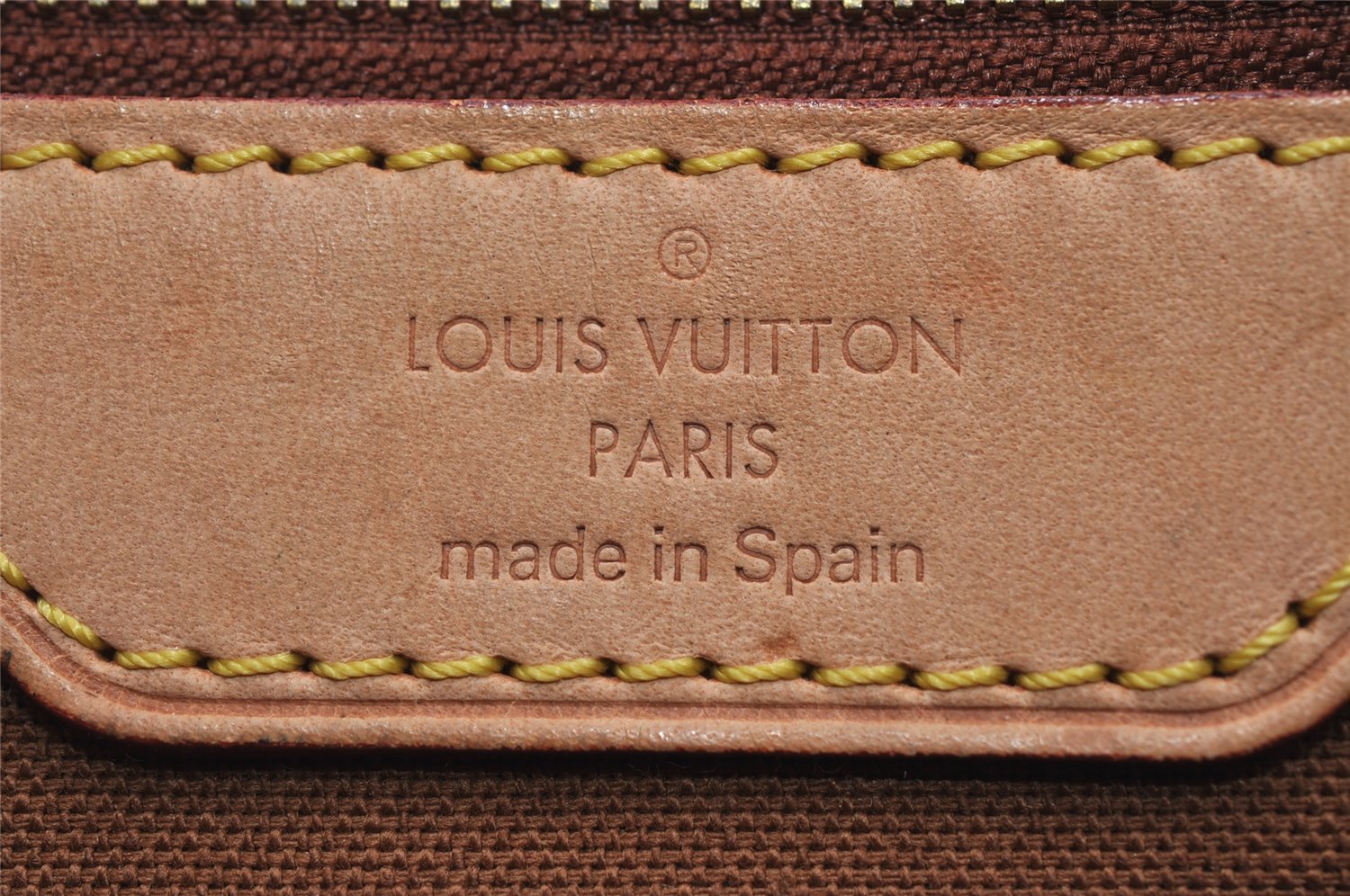 Authentic Louis Vuitton Monogram Batignolles Horizontal Tote Bag M51154 LV 7199I