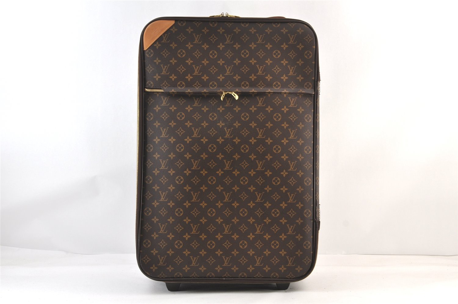 Authentic Louis Vuitton Monogram Pegase 65 Travel Suitcase M23295 LV Junk 7202K