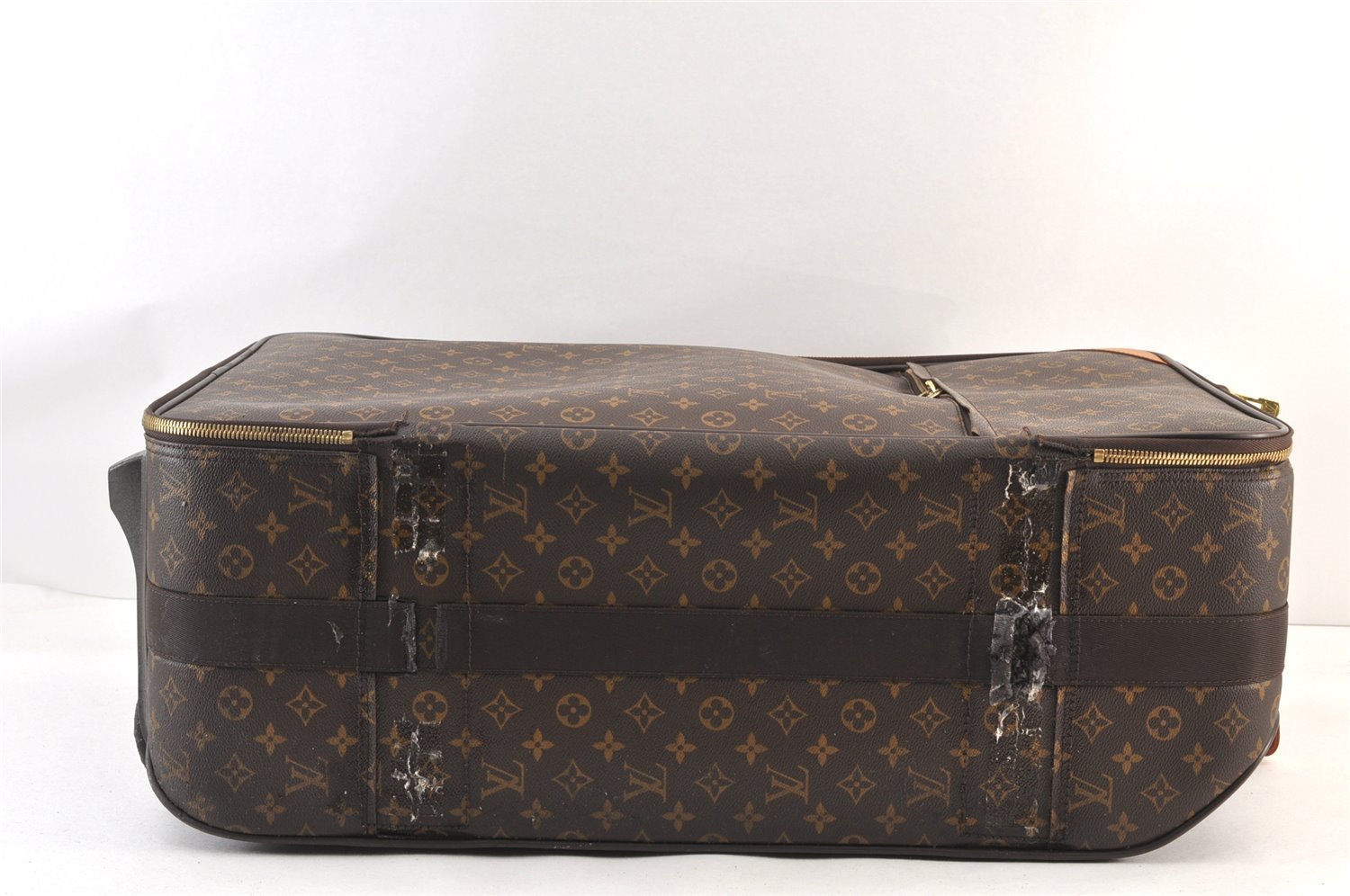 Authentic Louis Vuitton Monogram Pegase 65 Travel Suitcase M23295 LV Junk 7202K