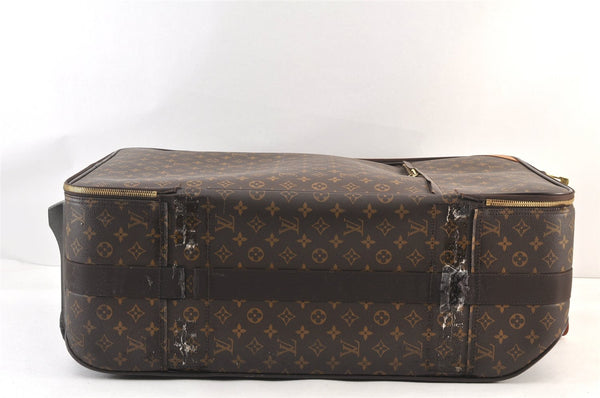 Authentic Louis Vuitton Monogram Pegase 65 Travel Suitcase M23295 LV Junk 7202K