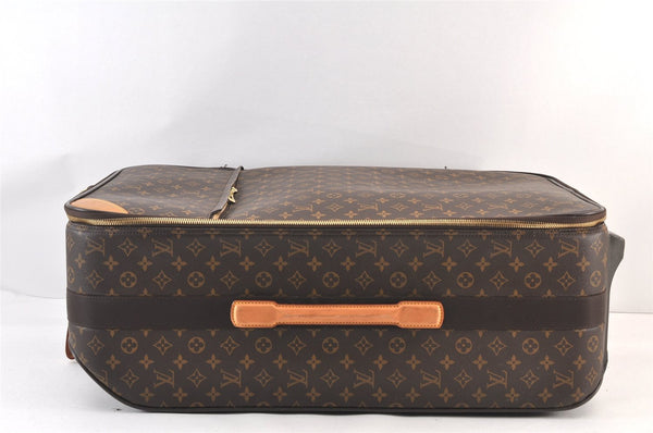 Authentic Louis Vuitton Monogram Pegase 65 Travel Suitcase M23295 LV Junk 7202K