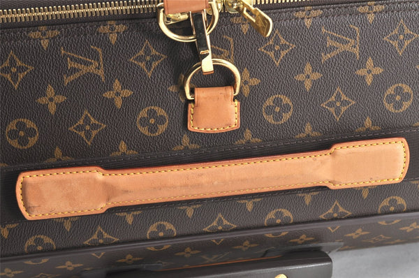 Authentic Louis Vuitton Monogram Pegase 65 Travel Suitcase M23295 LV Junk 7202K