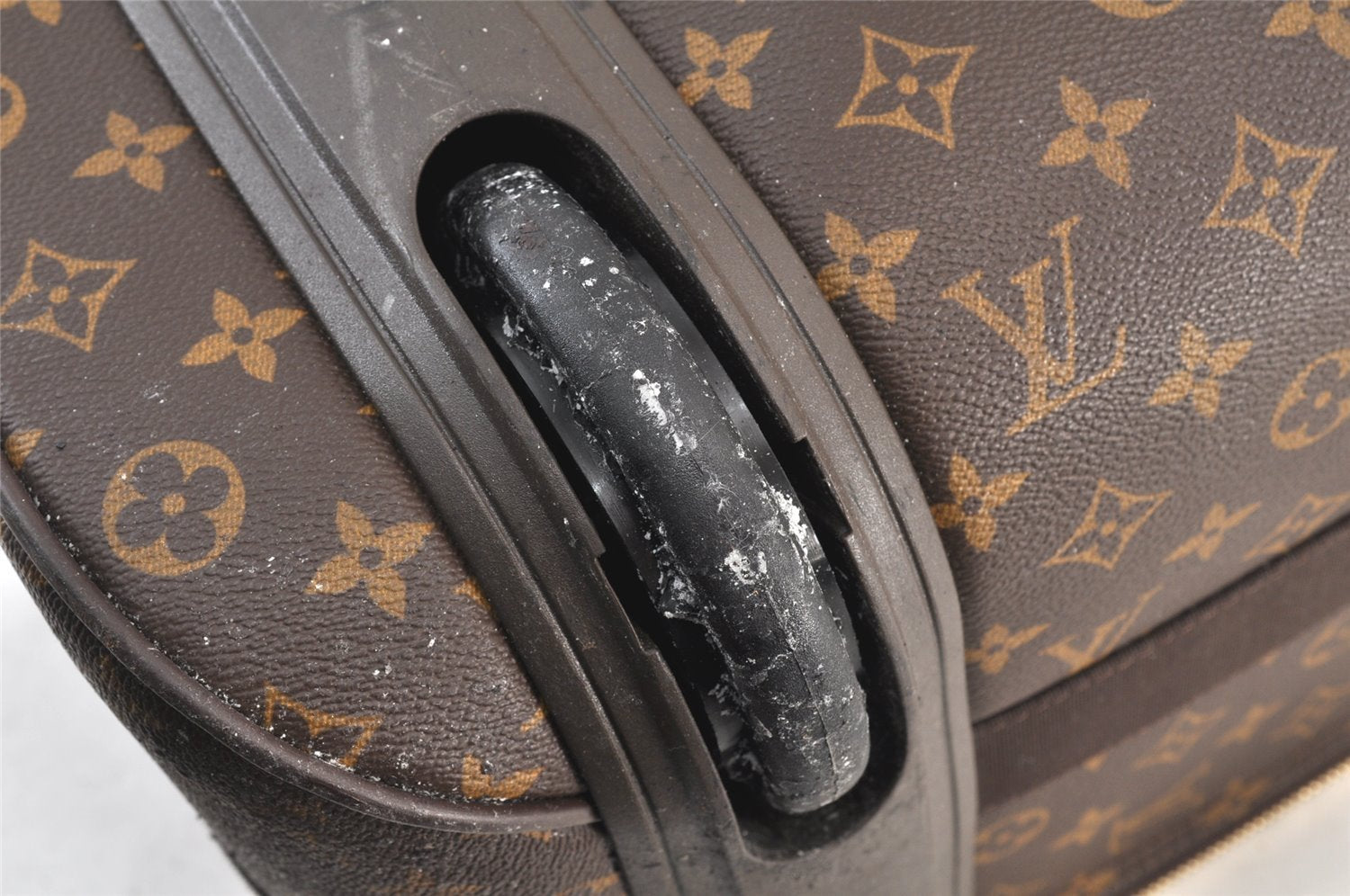 Authentic Louis Vuitton Monogram Pegase 65 Travel Suitcase M23295 LV Junk 7202K