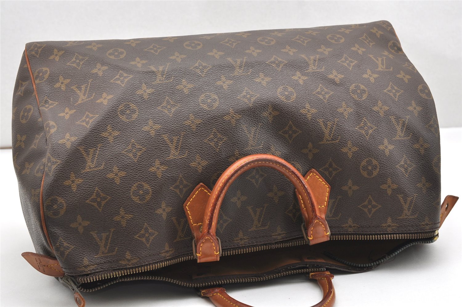 Authentic Louis Vuitton Monogram Speedy 40 Hand Boston Bag Old Model Junk 7203K