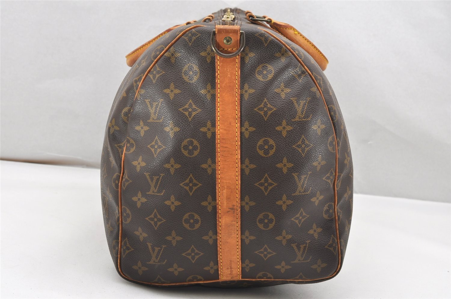 Authentic Louis Vuitton Monogram Keepall Bandouliere 55 M41414 Boston Bag 7206K