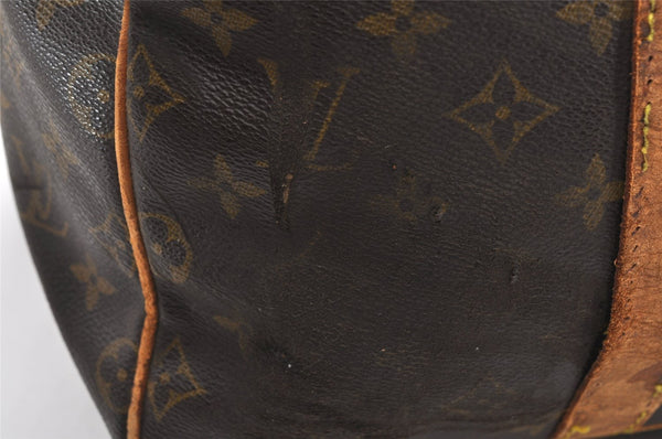 Authentic Louis Vuitton Monogram Keepall Bandouliere 55 M41414 Boston Bag 7206K