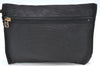 Authentic FENDI Vintage Shoulder Bag Purse Nylon Leather Black Junk 7207H