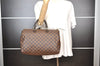 Authentic Louis Vuitton Damier Speedy 35 Hand Boston Bag Purse N41523 LV 7207I