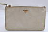 Authentic PRADA Saffiano Leather Nappa 2Way Shoulder Tote Bag White 7208I