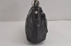 Authentic COACH Signature Shoulder Hand Bag Purse Enamel F15141 Black 7208J