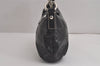 Authentic COACH Signature Shoulder Hand Bag Purse Enamel F15141 Black 7208J