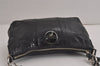 Authentic COACH Signature Shoulder Hand Bag Purse Enamel F15141 Black 7208J