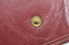 Authentic Cartier Must de Cartier Leather Shoulder Cross Bag Bordeaux Red 7209K