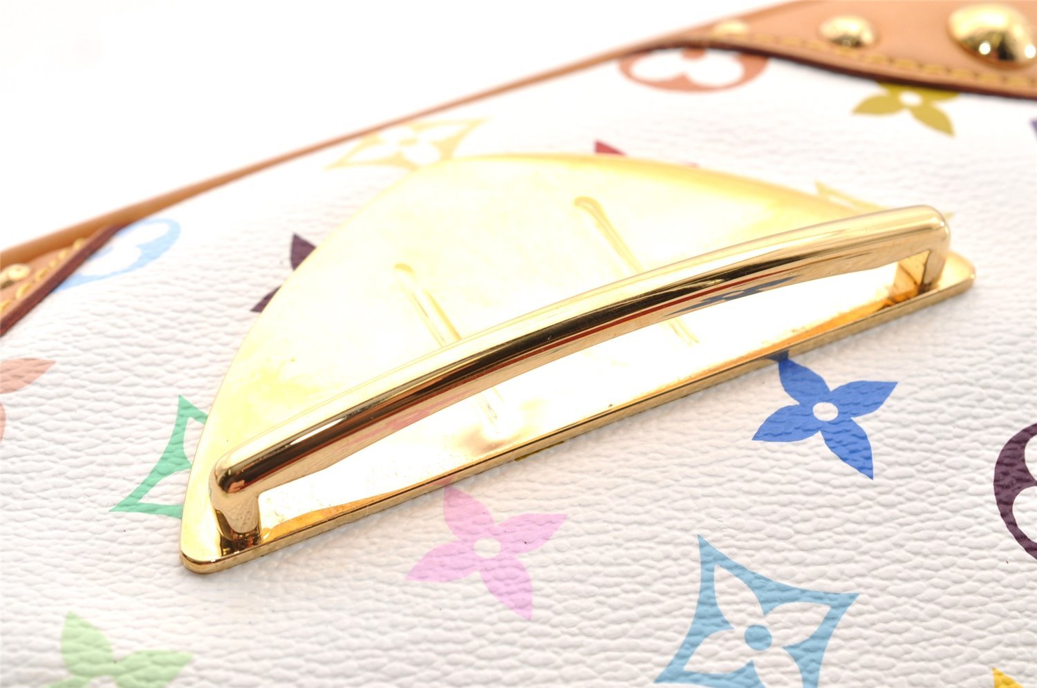 Auth Louis Vuitton Monogram Multicolor Marilyn Shoulder Bag M40127 White 7211I