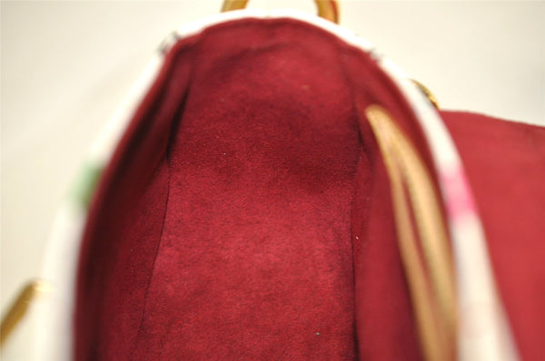 Auth Louis Vuitton Monogram Multicolor Marilyn Shoulder Bag M40127 White 7211I