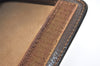Authentic GUCCI Web Sherry Line Clutch Hand Bag GG PVC Leather Brown Junk 7212J