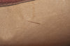 Authentic GUCCI Web Sherry Line Clutch Hand Bag GG PVC Leather Brown Junk 7212J