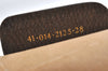 Authentic GUCCI Web Sherry Line Clutch Hand Bag GG PVC Leather Brown Junk 7212J