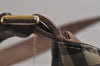 Authentic Burberrys Nova Check Shoulder Bag Purse Canvas Leather Beige 7215J