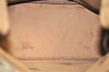Authentic Burberrys Nova Check Shoulder Bag Purse Canvas Leather Beige 7215J