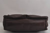 Authentic PRADA Vintage Leather Nappa Briefcase Business Bag Brown 7217J