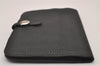 Authentic HERMES Dogon GM Vintage Leather Long Wallet Purse Black 7218I