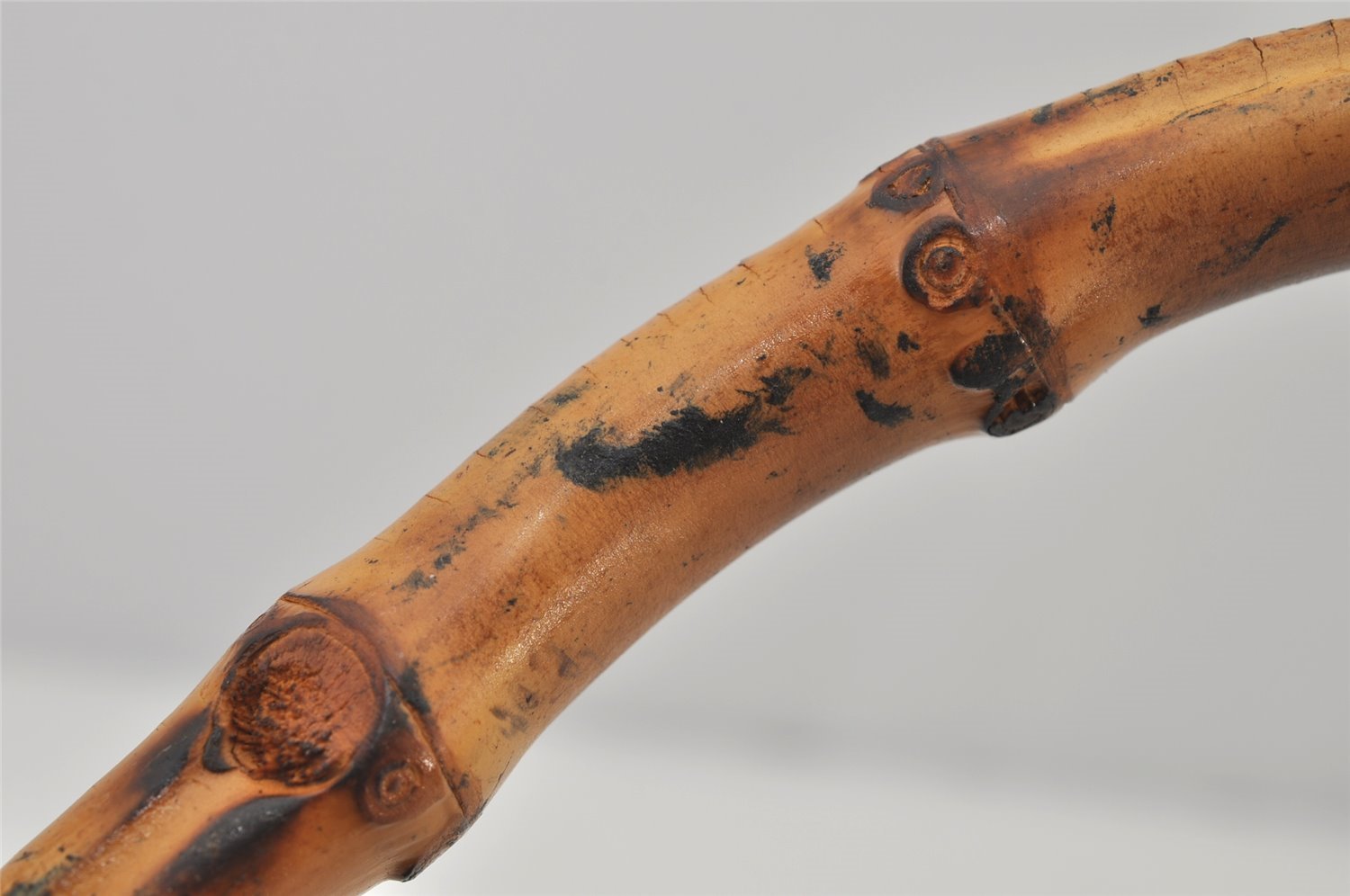 Authentic GUCCI Bamboo 2Way Shoulder Hand Bag Leather Navy Junk 7218J