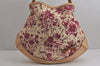 Authentic GUCCI Flora Bamboo Flower 2Way Shoulder Bag Canvas Leather Beige 7219J