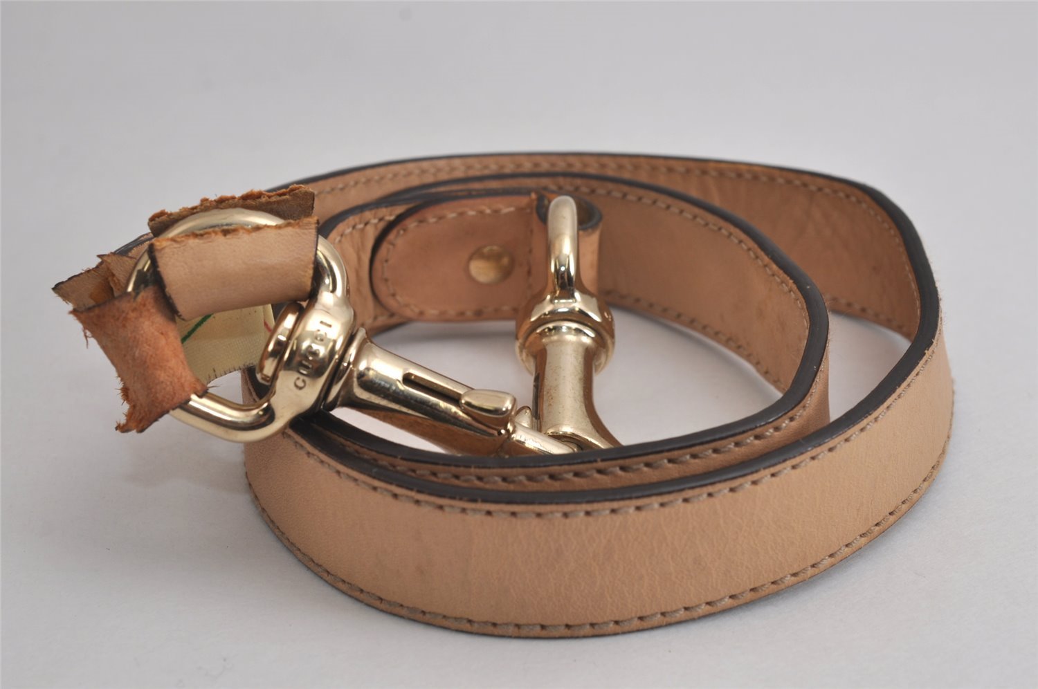 Authentic GUCCI Flora Bamboo Flower 2Way Shoulder Bag Canvas Leather Beige 7219J