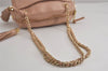 Authentic TORY BURCH Harper Leather Chain Shoulder Bag Purse Pink 7220J