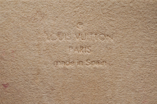 Authentic Louis Vuitton Monogram Pochette Twin GM Shoulder Bag M51852 LV 7221I