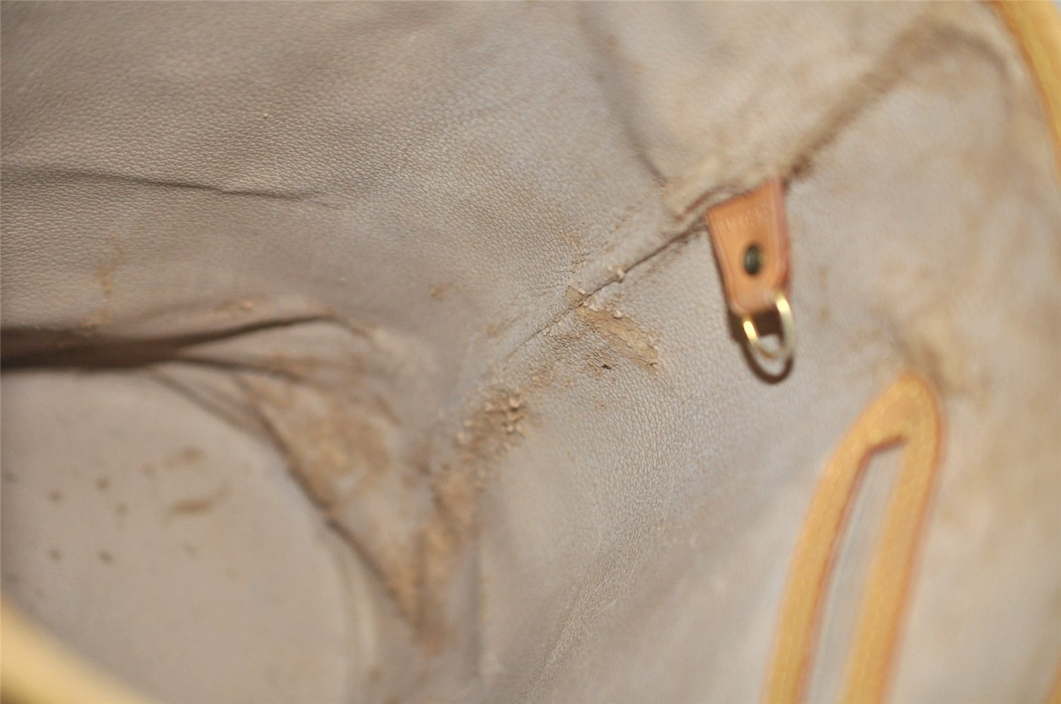 Authentic Louis Vuitton Monogram Bucket GM Shoulder Tote Bag M42236 Junk 7224I