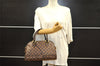 Authentic Louis Vuitton Damier Duomo Hand Boston Bag Purse N60008 LV 7225I