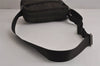 Authentic PRADA Nylon Tessuto Leather Shoulder Cross Bag Purse Brown 7225J