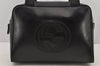 Authentic GUCCI SOHO 2Way Shoulder Hand Tote Bag Purse Enamel Black Junk 7228J