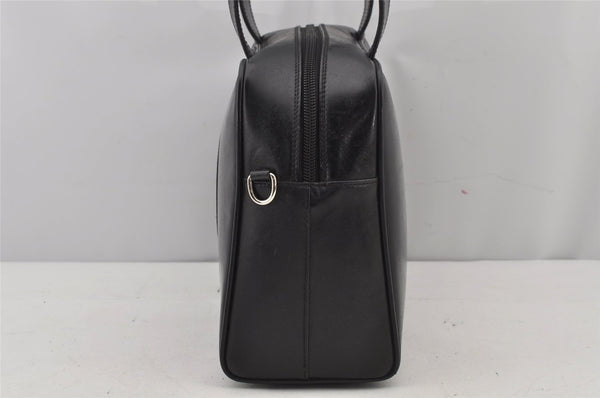 Authentic GUCCI SOHO 2Way Shoulder Hand Tote Bag Purse Enamel Black Junk 7228J