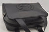 Authentic GUCCI SOHO 2Way Shoulder Hand Tote Bag Purse Enamel Black Junk 7228J