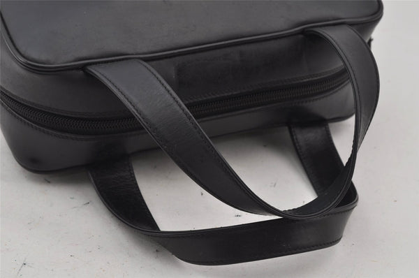 Authentic GUCCI SOHO 2Way Shoulder Hand Tote Bag Purse Enamel Black Junk 7228J