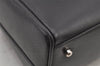 Authentic GUCCI SOHO 2Way Shoulder Hand Tote Bag Purse Enamel Black Junk 7228J