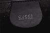 Authentic GUCCI SOHO 2Way Shoulder Hand Tote Bag Purse Enamel Black Junk 7228J