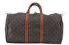 Authentic Louis Vuitton Monogram Keepall 50 Travel Boston Bag M41426 LV 7229K