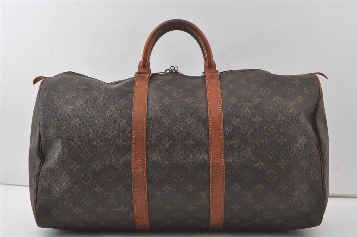 Authentic Louis Vuitton Monogram Keepall 50 Travel Boston Bag M41426 LV 7229K