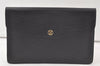 Authentic Louis Vuitton Epi Montaigne 27 Clutch Hand Bag Black M52652 LV 7231K