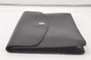 Authentic Louis Vuitton Epi Montaigne 27 Clutch Hand Bag Black M52652 LV 7231K