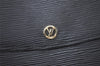 Authentic Louis Vuitton Epi Montaigne 27 Clutch Hand Bag Black M52652 LV 7231K