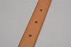 Authentic Louis Vuitton Leather Shoulder Strap Beige 49.6" LV 7233J