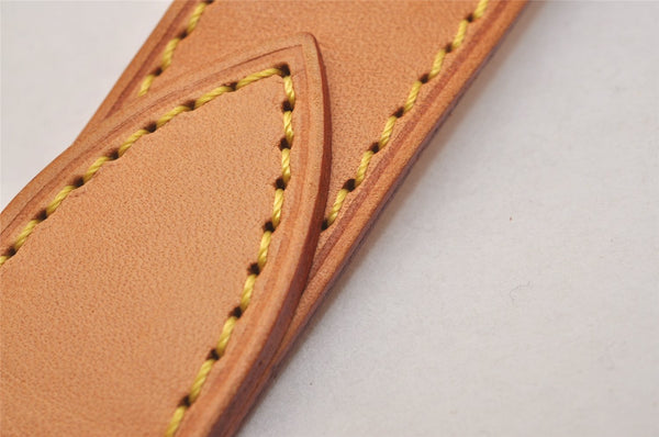 Authentic Louis Vuitton Leather Shoulder Strap Beige 49.6" LV 7233J