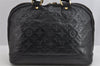 Authentic Louis Vuitton Monogram Double Jeu Neo Alma Hand Bag M40286 Black 7234I